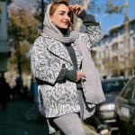 کت پشمی طرحدار - مانتو پاتریس رشت