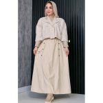 ست کت دامن بوکله - مانتو پاتریس رشت