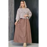 ست کت دامن بوکله - مانتو پاتریس رشت