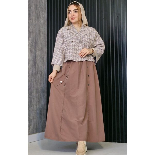 36900144-5-min ست کت دامن بوکله - مانتو پاتریس رشت