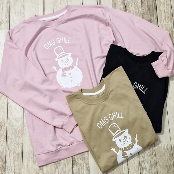 بلوز دورس آستین بلند آدم برفی