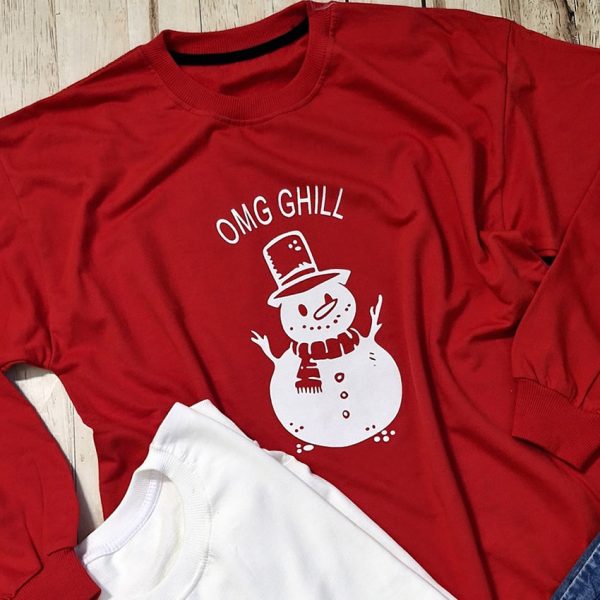 بلوز دورس آستین بلند آدم برفی