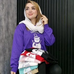 بلوز دورس آستین بلند آدم برفی