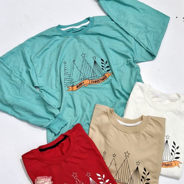 بلوز آستین بلند چاپ کاج - مانتو پاتریس رشت