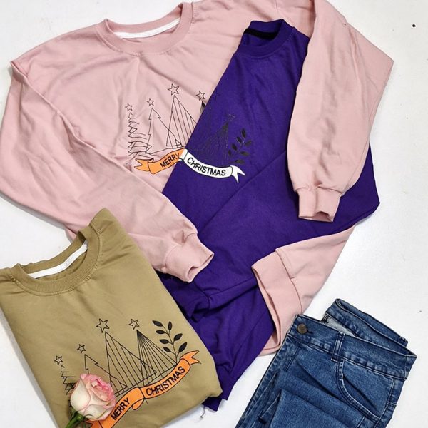 بلوز آستین بلند چاپ کاج - مانتو پاتریس رشت