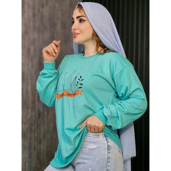 بلوز آستین بلند چاپ کاج - مانتو پاتریس رشت