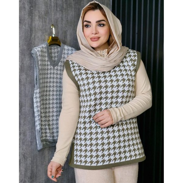 ژیله بافت پیچازی بغل چاک - مانتو پاتریس رشت