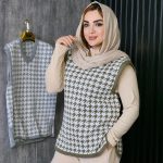 ژیله بافت پیچازی بغل چاک - مانتو پاتریس رشت