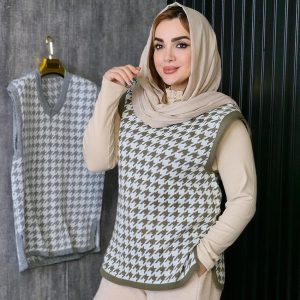 ژیله بافت پیچازی بغل چاک - مانتو پاتریس رشت