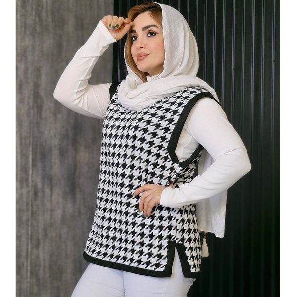 ژیله بافت پیچازی بغل چاک - مانتو پاتریس رشت