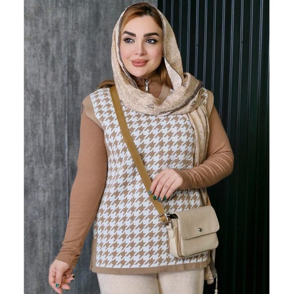 ژیله بافت پیچازی بغل چاک - مانتو پاتریس رشت