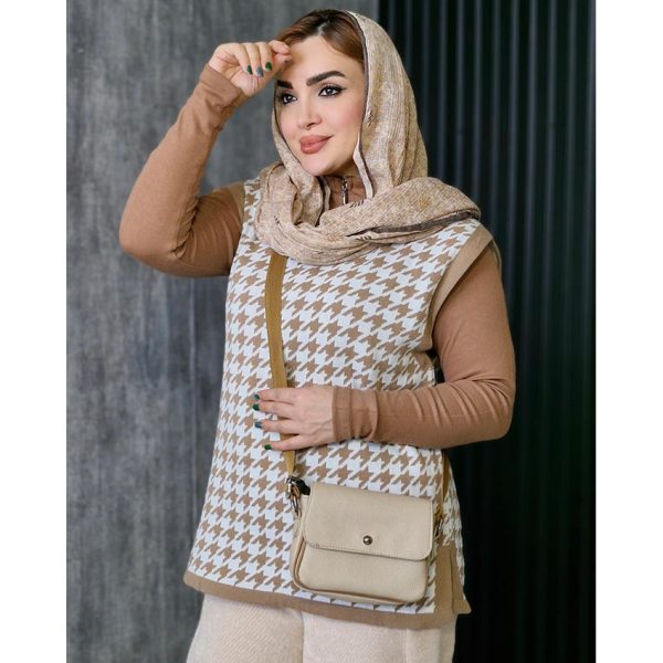 ژیله بافت پیچازی بغل چاک - مانتو پاتریس رشت