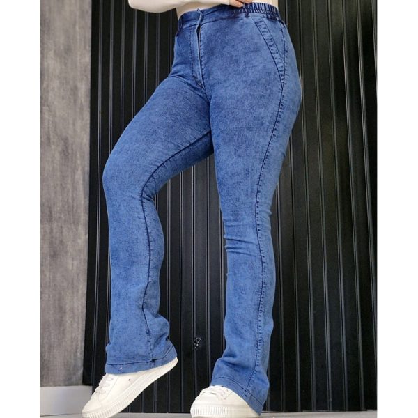 شلوار نیل دمپا آبی - مانتو پاتریس رشت