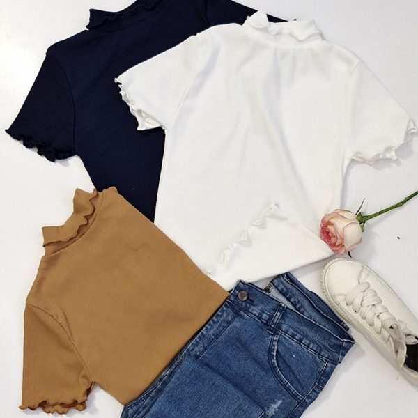 تیشرت یقه اسکی ژور - مانتو پاتریس رشت