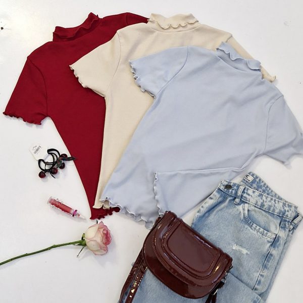 تیشرت یقه اسکی ژور - مانتو پاتریس رشت