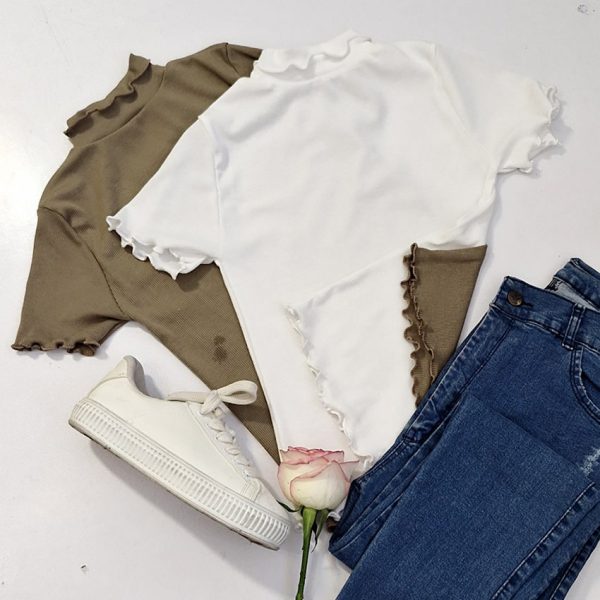 تیشرت یقه اسکی ژور - مانتو پاتریس رشت