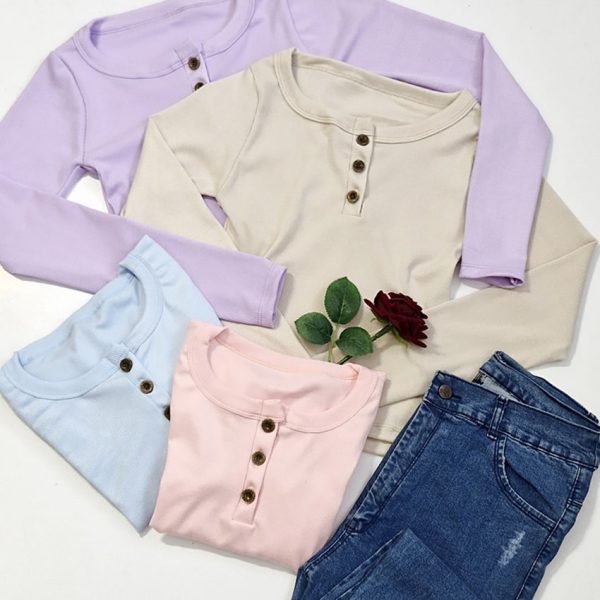 بلوز یقه سه دکمه - مانتو پاتریس رشت