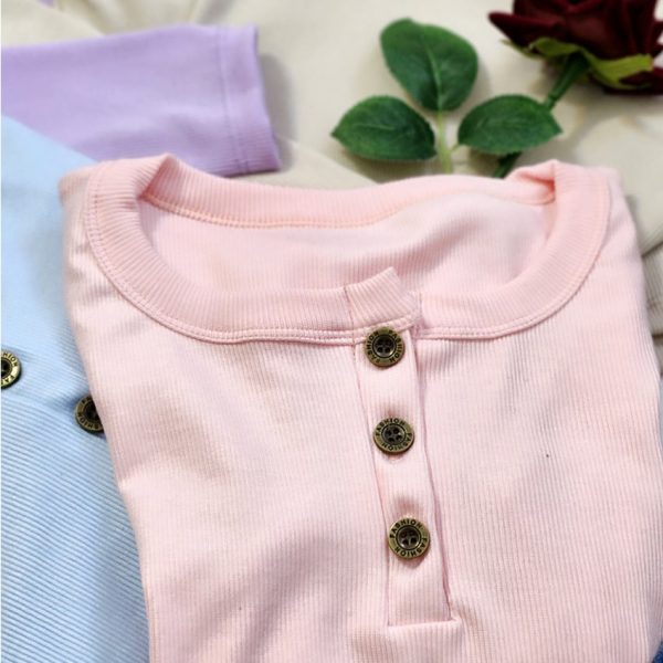 بلوز یقه سه دکمه - مانتو پاتریس رشت