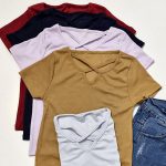 تیشرت فانریپ ضربدری - مانتو پاتریس رشت