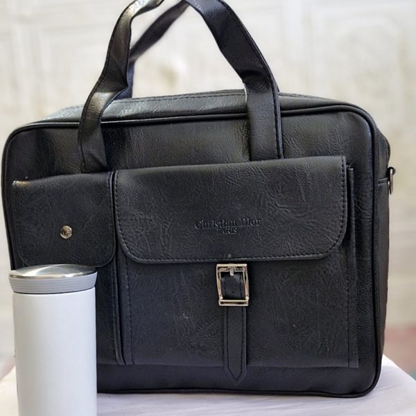 کیف اداری دو جیب چرم - مانتو پاتریس رشت