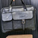 کیف اداری دو جیب چرم - مانتو پاتریس رشت