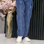 شلوار جین نیم بگ - مانتو پاتریس رشت