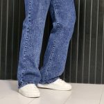 شلوار جین نیم بگ - مانتو پاتریس رشت