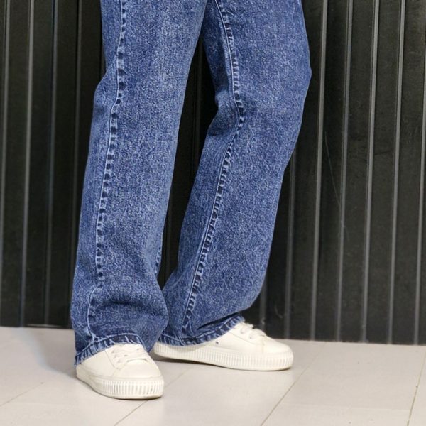 شلوار جین نیم بگ - مانتو پاتریس رشت