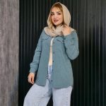 روسری طرح برگ مانتو پاتریس رشت