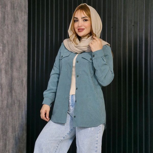 روسری طرح برگ مانتو پاتریس رشت