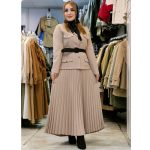 ست کت دامن پلیسه - مانتو پاتریس رشت