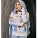 بلوز دورس فینگردار چاپی