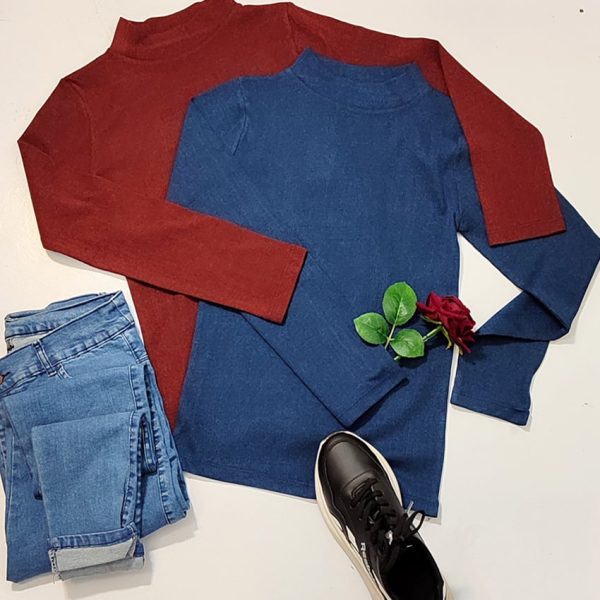 بلوز فانریپ یقه گرد 3 سانت - مانتو پاتریس رشت