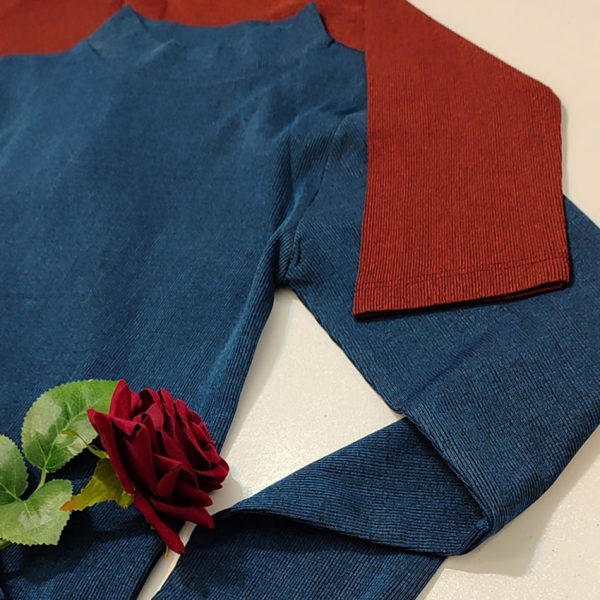 بلوز فانریپ یقه گرد 3 سانت - مانتو پاتریس رشت