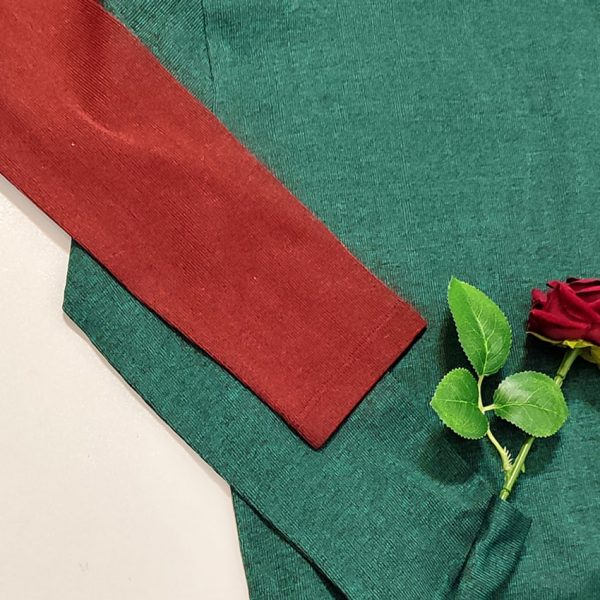 بلوز فانریپ یقه گرد 3 سانت - مانتو پاتریس رشت