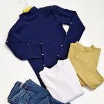 بلوز کربریتی آستین مرواریدی - مانتو پاتریس رشت