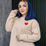 بلوز دورس چاپ قلب - مانتو پاتریس رشت