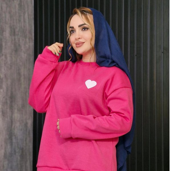 بلوز دورس چاپ قلب - مانتو پاتریس رشت