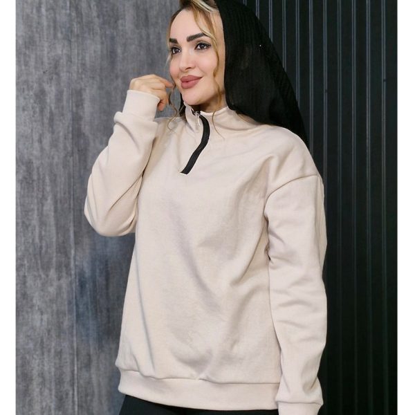 بلوز دورس نیم زیپ - مانتو پاتریس رشت