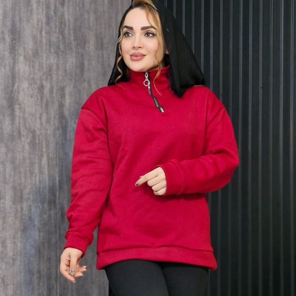 بلوز دورس نیم زیپ - مانتو پاتریس رشت