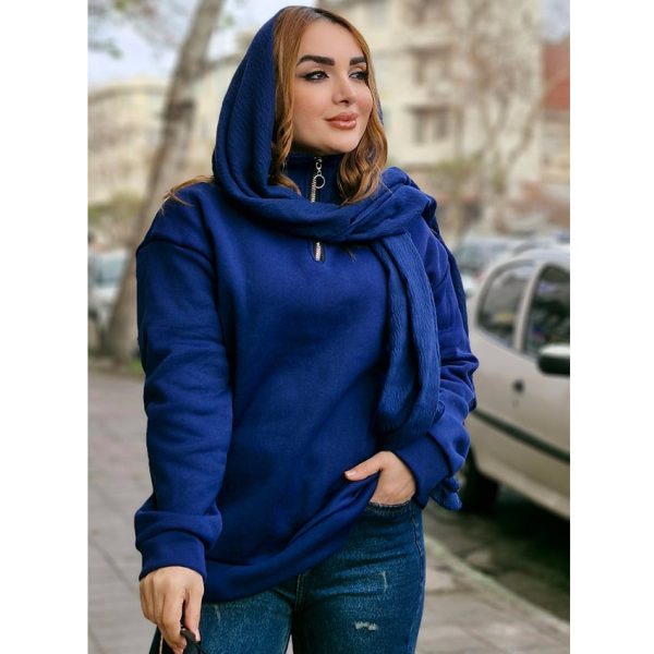 بلوز نیم زیپ دورس رنگی - مانتو پاتریس رشت