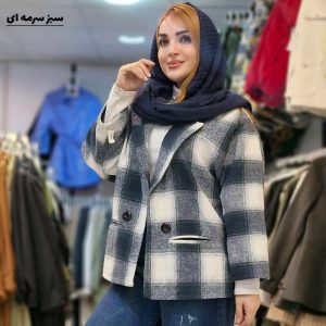 پالتو کتی چهارخونه فوتر - مانتو پاتریس رشت