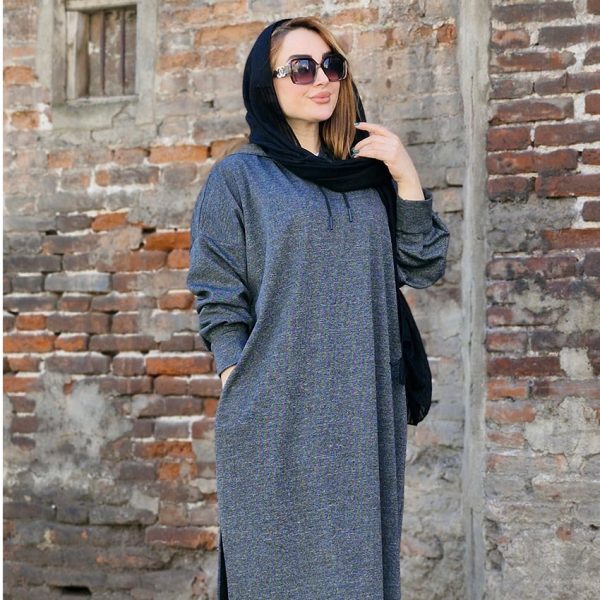 هودی بلند کلاهدار - مانتو پاتریس رشت