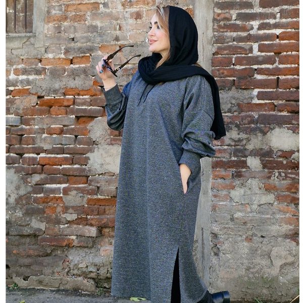 هودی بلند کلاهدار - مانتو پاتریس رشت