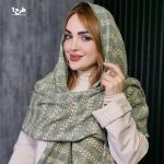 شال طرحدار سبز - مانتو پاتریس رشت