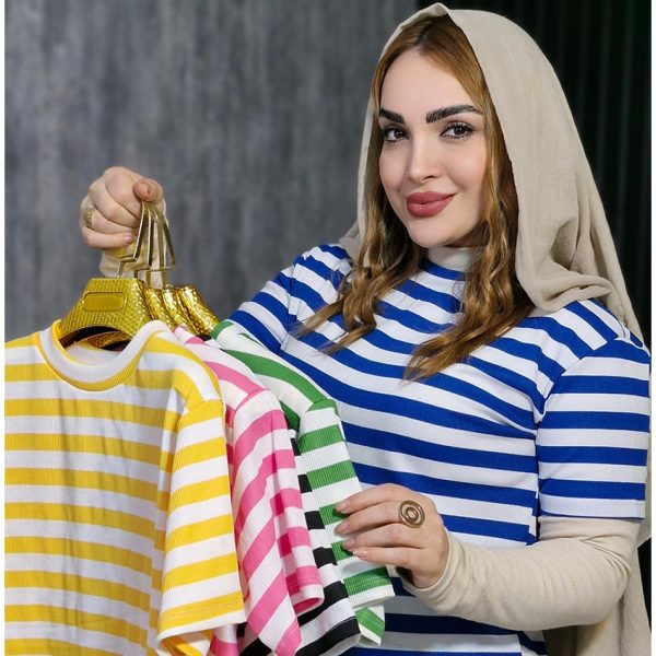 تیشرت فانریپ راه راه - مانتو پاتریس رشت