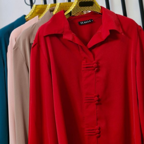 شومیز کرپ الیزه - مانتو پاتریس رشت