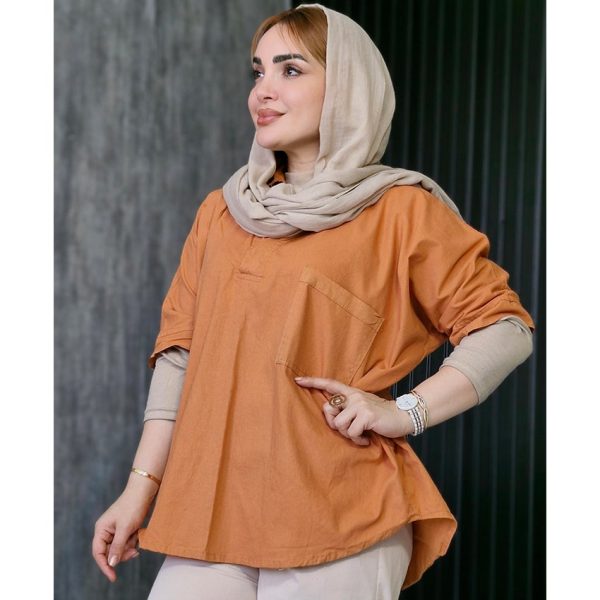 تونیک لینن تک جیب - مانتو پاتریس رشت