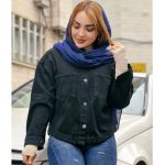 کت کراپ کتان هلالی - مانتو پاتریس رشت