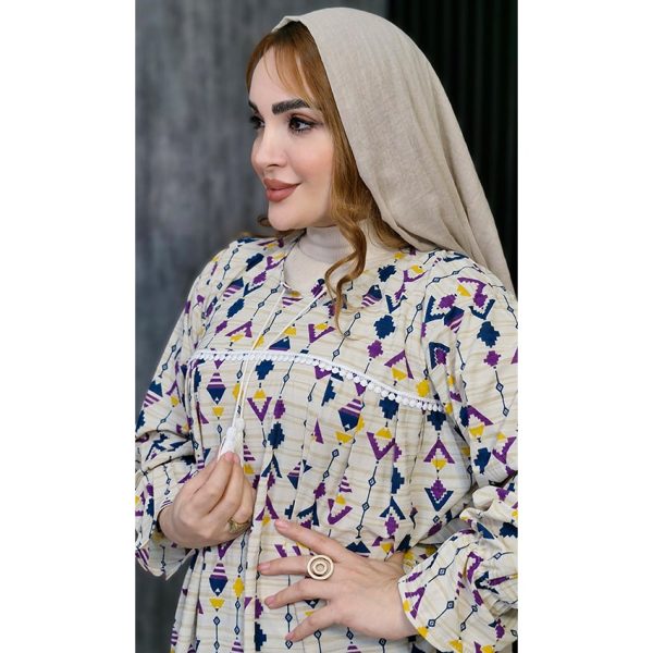 تونیک پوپلین طرح لوزی - مانتو پاتریس رشت